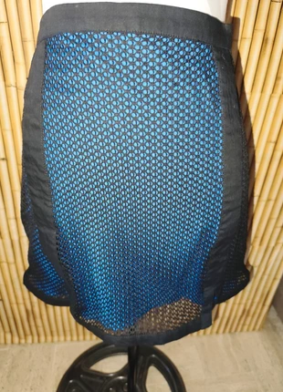 Jupe courte noire résille – Naf Naf – Taille 40 – Fendue sur les côtés, marque: Naf Naf, état: Très bon état, taille: L / 40 / 12, 10,00 €, 11,20 € Protection acheteurs incluse