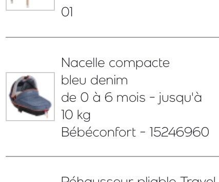 Duo Poussette Stella Nacelle Compacte Bebe Confort Vinted