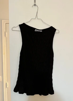 Weekday NWT ruched boatneck top, marque: Weekday, état: Neuf avec étiquette, taille: M / 38 / 10, 22,00 €, 23,80 € Protection acheteurs incluse