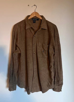 Polaire chemise à boutons Nautica Marron - S Homme, marque: Nautica, état: Très bon état, taille: S, 10,00 €, 11,20 € Protection acheteurs incluse