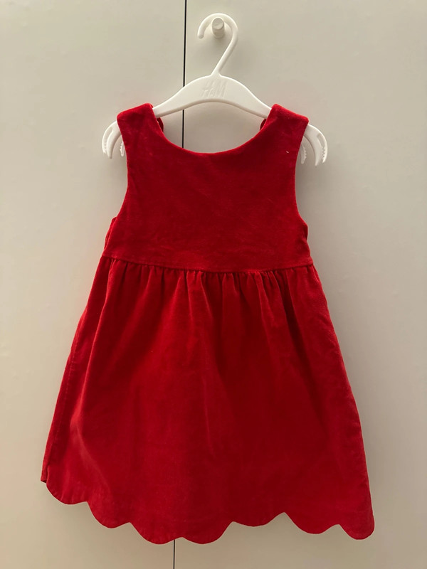 Red velvet dress 1