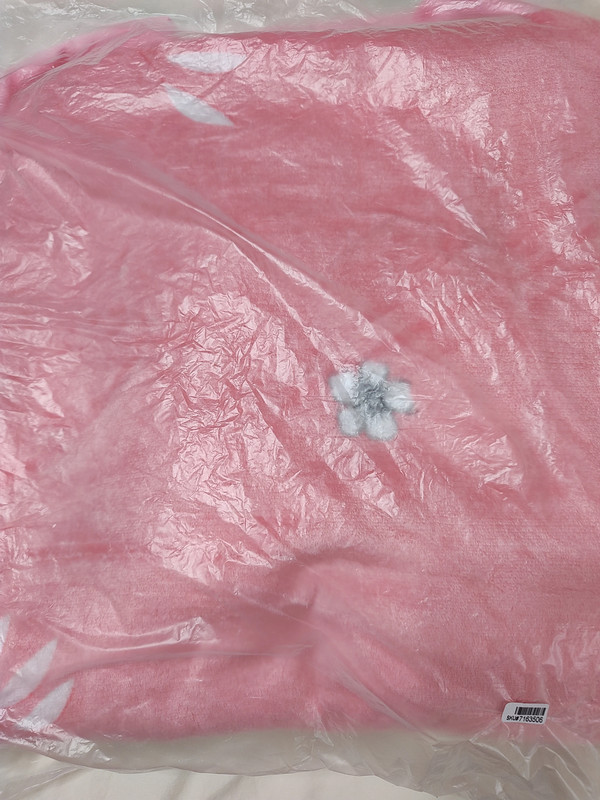 Pink Floral Pattern Flannel Blanket 3