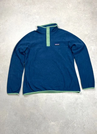 Veste polaire Patagonia bleue taille S logo brodé 100% polyester recyclé, marque: Patagonia, état: Très bon état, taille: S, 42,00 €, 44,80 € Protection acheteurs incluse