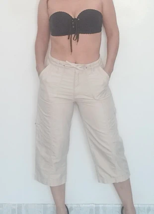 Pantacourt cargo beige casual Canda taille 40, marke: Canda, zustand: Sehr gut, größe: L / 40 / 12, 9,90 €, 11,10 € beinhaltet Vinted-Käuferschutz Pro