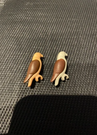 Playmobil lot 2 figurines faucons 3006 3628 3878 4865 1 gris + 1 marron chevalier fauconnier, brand: Playmobil, condizioni: Buone, taglia: Taglia unica, €2.50, €3.33 include la Protezione acquisti Pro