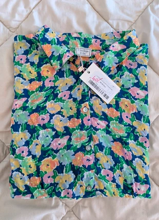 Chemisier à fleurs | C'est Beau la Vie | NEUF | Vert Multicolore | Taille 44, marque: C'est beau la vie, état: Neuf avec étiquette, taille: XXL / 44 / 16, 21,00 €, 22,75 € Protection acheteurs incluse