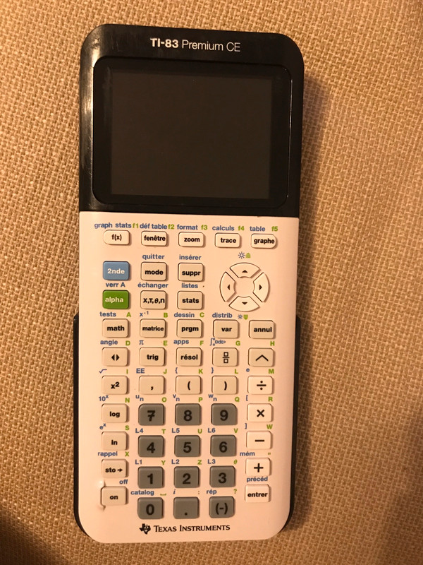 Calculatrice scientifique TI-83 Premium CE
