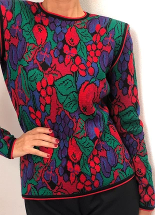 Original jersey punto Ungaro vintage knit sweater pull, marque: Ungaro, état: Satisfaisant, taille: S / 36 / 8, 39,90 €, 42,60 € Protection acheteurs incluse