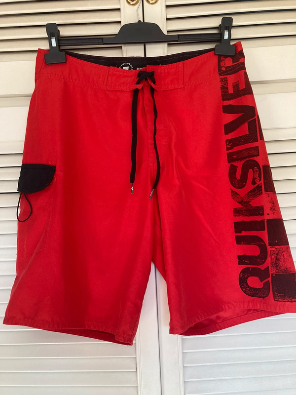 Banador surf Quiksilver rojo talla 31 Vinted