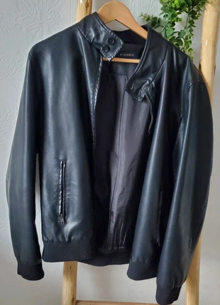 Veste blouson homme Simili cuir noir coupe façon teddy Piombo taille L, marque: Piombo, état: Très bon état, taille: L, 12,00 €, 13,30 € Protection acheteurs incluse