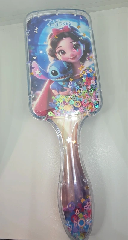 Brosse a cheveux stitch et blanche neige