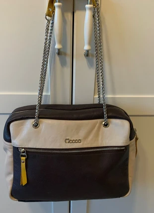 Sac à main Mocca bicolore – Noir & beige, brand: Mocca, condition: Good, €30.00, €32.20 includes Buyer Protection