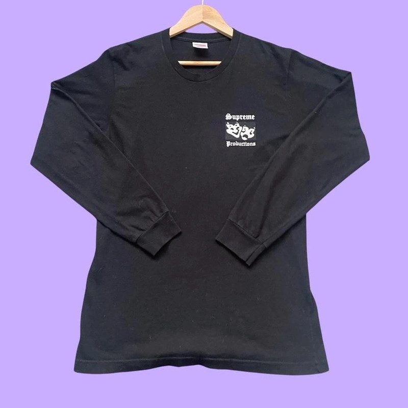 Supreme Productions Long Sleeve Tee Black