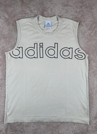 Débardeur Adidas Homme M – Beige – Sport / Training, marque: adidas, état: Bon état, taille: M, 2,50 €, 3,33 € Protection acheteurs (Pro) incluse