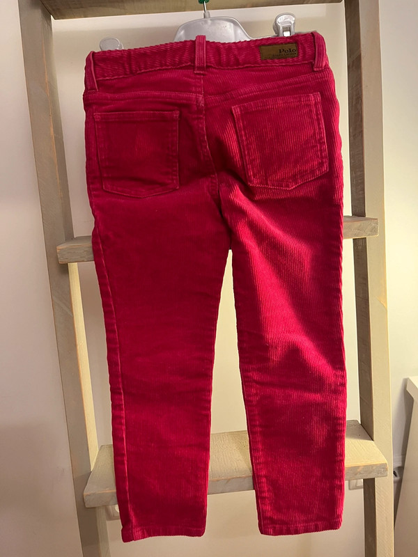 Pantalón pana, niña fucsia, Polo Ralph Lauren talla 5 5