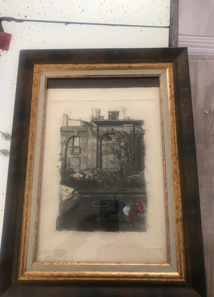 Eau forte Didier Castex, merk: Castex, staat: Heel goed, € 80,00, € 84,70 inclusief Kopersbescherming