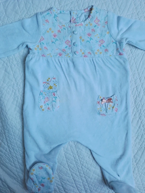 Lot 6 pyjama velours - 3 mois - photo numéro 8