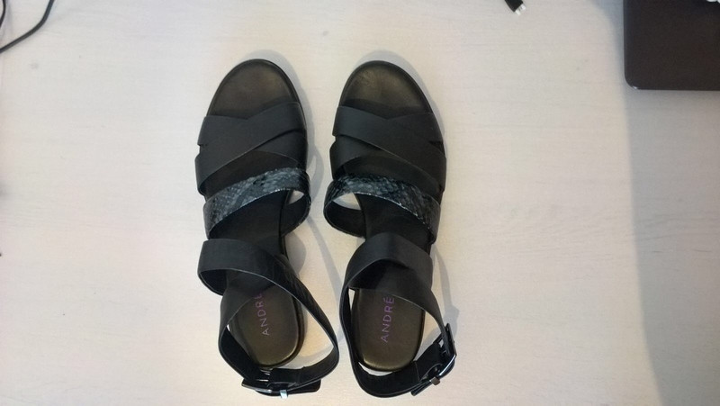 Sandales noires André 1