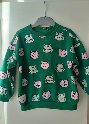 Pull chat Grafik, marke: Kiabi, zustand: Zufriedenstellend, größe: 24–36 Monate / 92, 1,00 €, 1,75 € inklusive Vinted-Käuferschutz