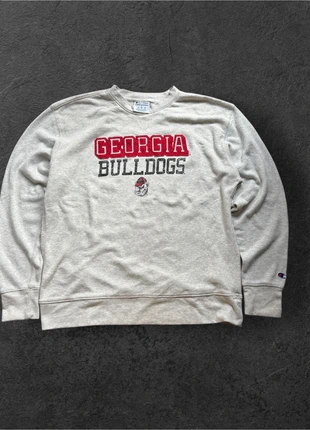 Felpa Champion vintage L • Georgia Bulldogs • grigia, marca: Champion, estado: Muy bueno, tamaño: L, 27,90 €, 30,00 € Protección al comprador incluida