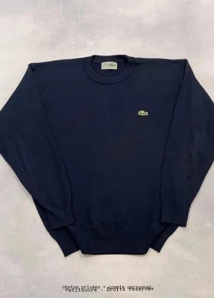 Pull Lacoste y2k Bleu Marine Homme col rond Old money Crew Neck - Taille M /861R, marca: Lacoste, estado: Bom, tamanho: M, €39.00, €41.65 inclui Proteção do Comprador Pro