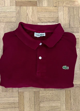 Chemise / Polo à manche longues Lacoste Rouge Bordeaux | Taille XXL, brand: Lacoste, condition: Very good, size: XXL, €17.90, €19.50 includes Buyer Protection