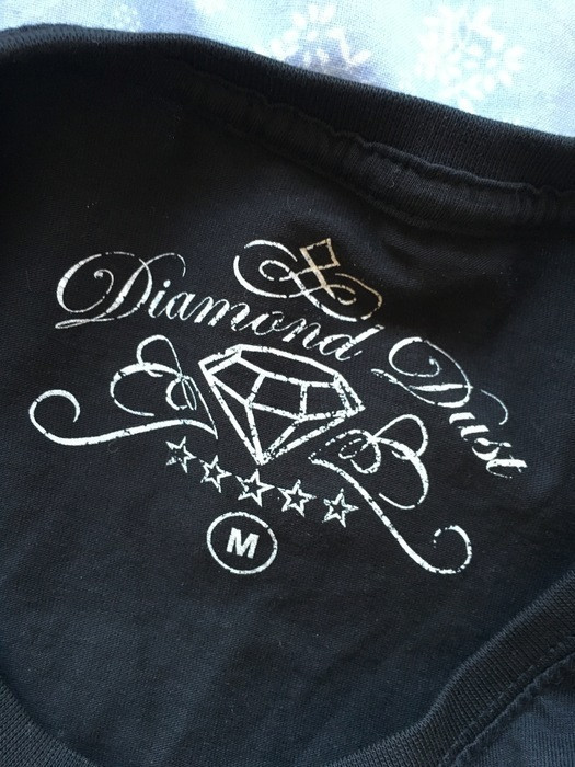 T-shirt noir Diamond Dust 3