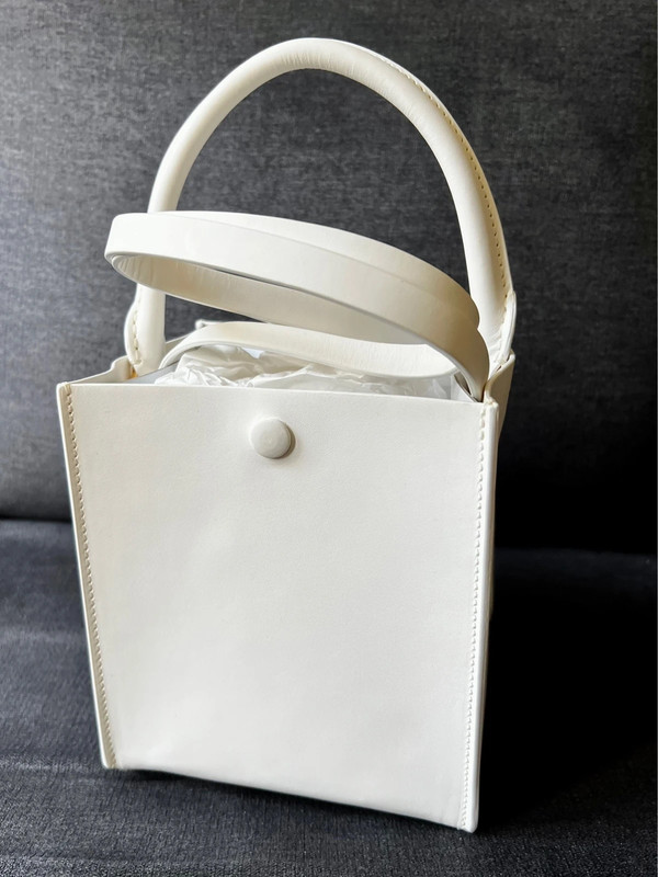 White Sophie Hulme cube bag Vinted