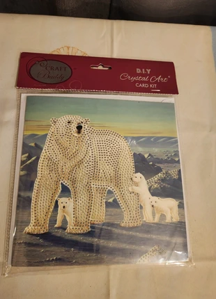 Diamant painting ours blanc Carte avec enveloppe Neuf, brand: Diamant, condition: New with tags, size: One size, €3.50, €4.38 includes Buyer Protection