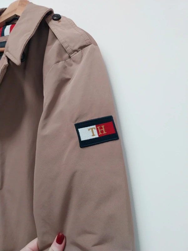 Trench long beige Tommy Hilfiger L - photo numéro 5