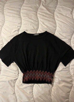 Maglietta Zara corta, marque: Zara, état: Bon état, taille: M / 38 / 10, 3,00 €, 3,85 € Protection acheteurs incluse