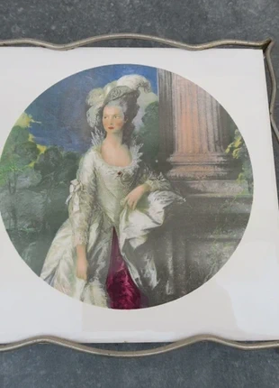 Dessous de plat Villeroy & Boch vintage – Portrait XVIIIe - Reine Marie Antoinette, marca: Villeroy & Boch, estado: Muy bueno, 18,00 €, 19,60 € Protección al comprador incluida