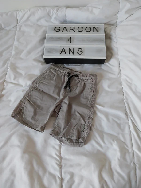 Bermuda garçon 4 ans Kiabi