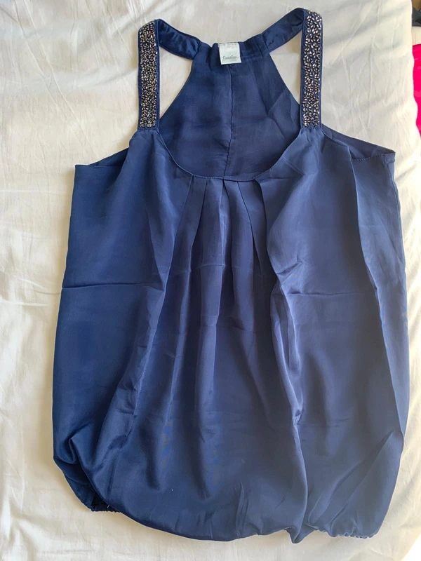 Top pour soirée avec strass