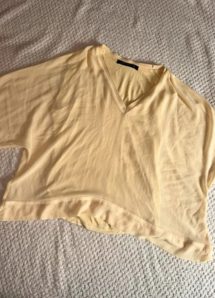 Haut jaune pâle Zara Woman – taille S, marke: Zara, zustand: Sehr gut, größe: S / 36 / 8, 5,00 €, 5,95 € inklusive Vinted-Käuferschutz