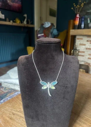 Dragonfly pendant necklace, condition: Very good, £1.50, £2.28 includes Buyer Protection