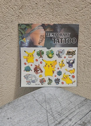 Tatouage éphémère Pokémon Type 6, brand: Pokémon, condition: Very good, size: One size, €4.00, €4.90 includes Buyer Protection Pro