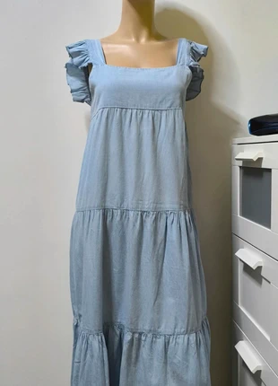 long denim cotton dress, marca: Denim, estado: Muy bueno, tamaño: M / 38 / 10, 10,00 €, 11,20 € Protección al comprador incluida