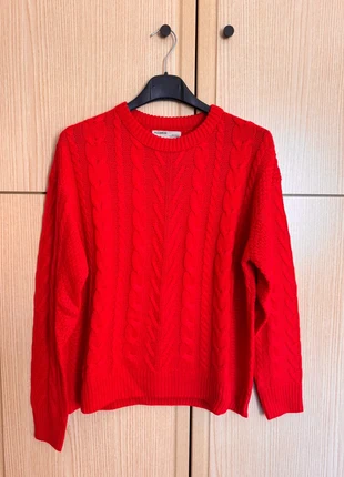 Maglione rosso Pull&Bear, merk: Pull & Bear, staat: Heel goed, maat: M / 38 / 10, € 5,00, € 5,95 inclusief Kopersbescherming