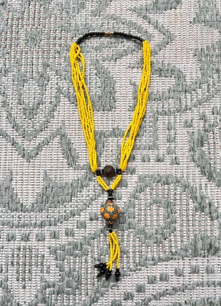 Halskette mit schön bemaltem Stein, marke: Sonstiges, zustand: Neu, 4,00 €, 4,90 € inklusive Vinted-Käuferschutz