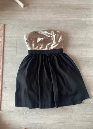 Robe bustier beige et noir Manoukian S femme, brand: Manoukian, condition: Very good, size: S / 36 / 8, €20.00, €21.70 includes Buyer Protection