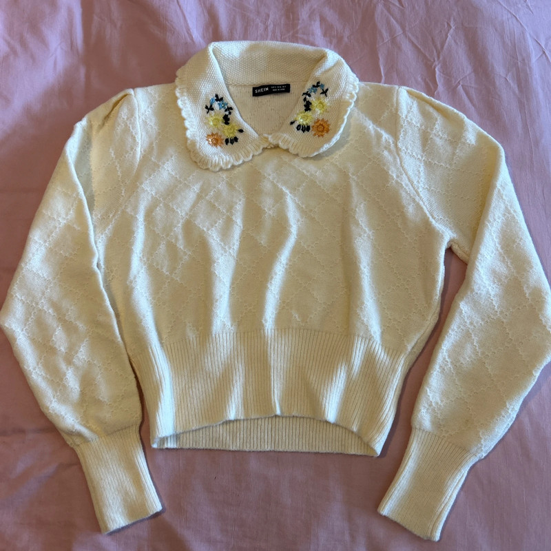 Embroidered Cottage Sweater 1