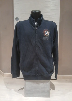 Gilet zippé Napapijiri bleu marine t. XL, merk: Napapijri, staat: Heel goed, maat: XL, € 17,00, € 18,55 inclusief Kopersbescherming Pro