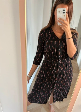 Robe longue fluide à motif et boutons, brand: Louizon, condition: Very good, size: S / 36 / 8, €39.00, €41.65 includes Buyer Protection Pro