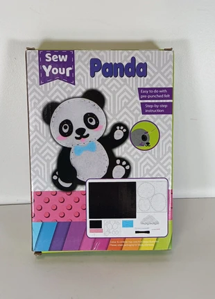 Kit créatif “Sew Your Panda” activité couture enfant, DIY peluche panda - JEU037, marca: sew your, estado: Novo sem etiquetas, tamanho: 6 anos / 116 cm, €5.00, €5.95 inclui Proteção do Comprador