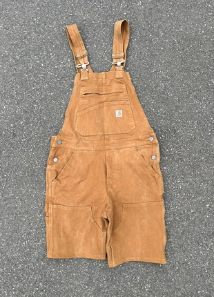 Salopette / dungarees carhartt short double knee workwear marron vintage - Taille XS, marque: Carhartt, état: Très bon état, taille: XS / 34 / 6, 55,00 €, 58,45 € Protection acheteurs (Pro) incluse