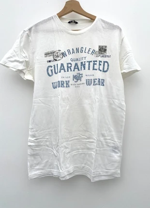 Wrangler Graphic Print White T-Shirt Size M, brand: Wrangler, condition: Good, size: M, €3.00, €3.85 includes Buyer Protection