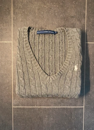 Pull torsadé Ralph Lauren gris foncé taille M, brand: Ralph Lauren, condizioni: Nuovo senza cartellino, taglia: M / IT 42 / EU 38, €39.99, €42.69 include la Protezione acquisti