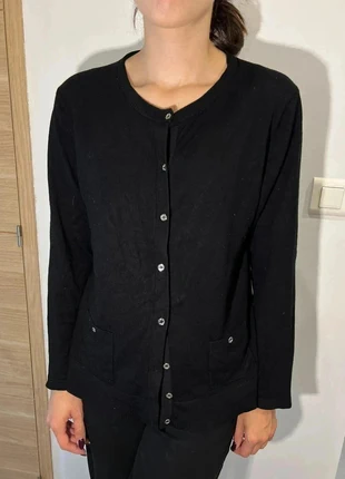 Gilet / Cardigan Tommy Hilfiger noir - Femme - Taille L, marque: Tommy Hilfiger, état: Très bon état, taille: L / 40 / 12, 19,90 €, 21,60 € Protection acheteurs incluse