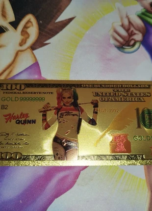 Billet Harley Quinn Batman Joker DC Comics OR Collector Gold Doré card carte ticket goodies Banknote, brand: Batman, condition: Very good, €3.00, €3.85 includes Buyer Protection Pro